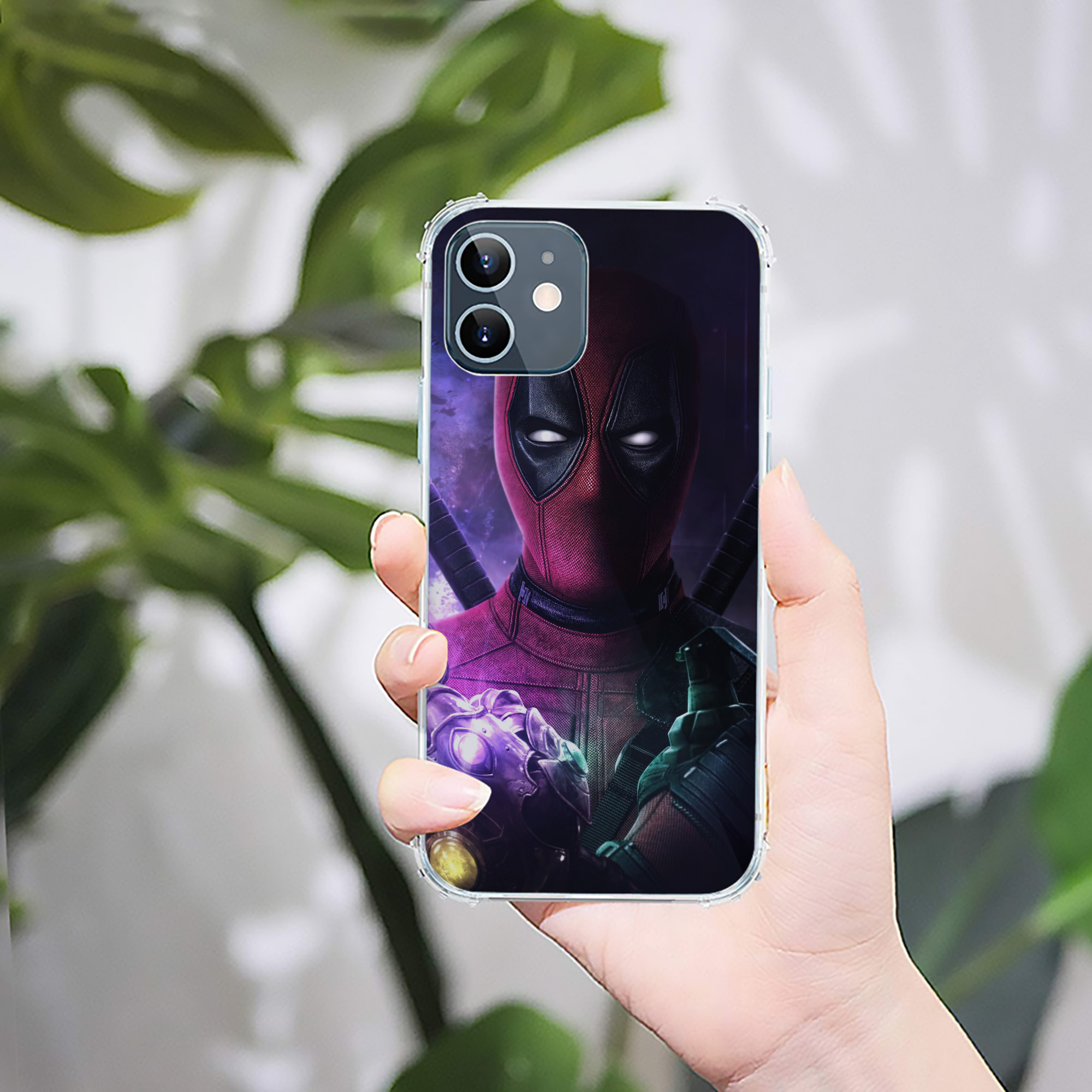 （画像用） Deadpool デッドプール 【iPhone 12シリーズ対応】透明スマホケース（クリアソフトケース）